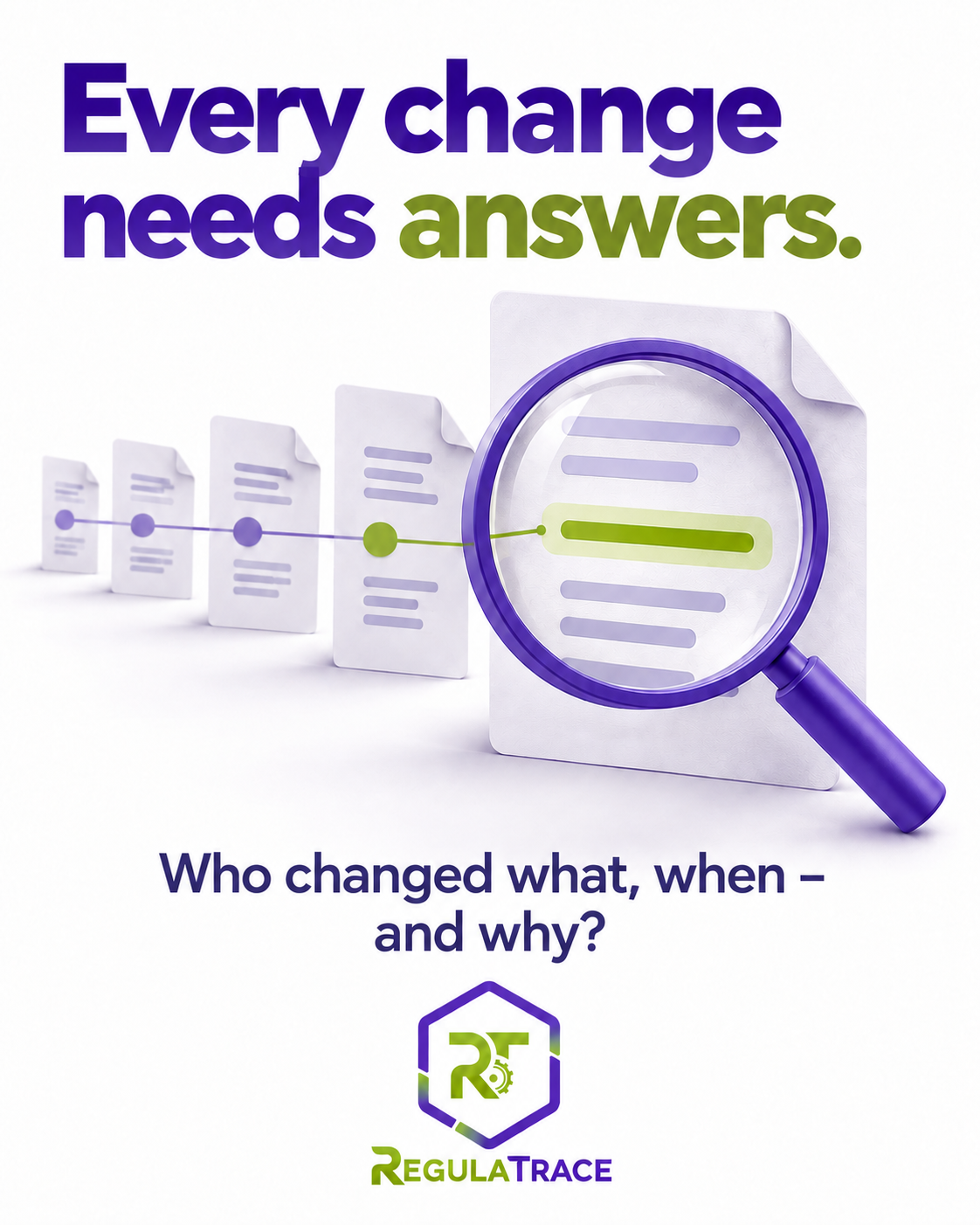 Every change needs answers.